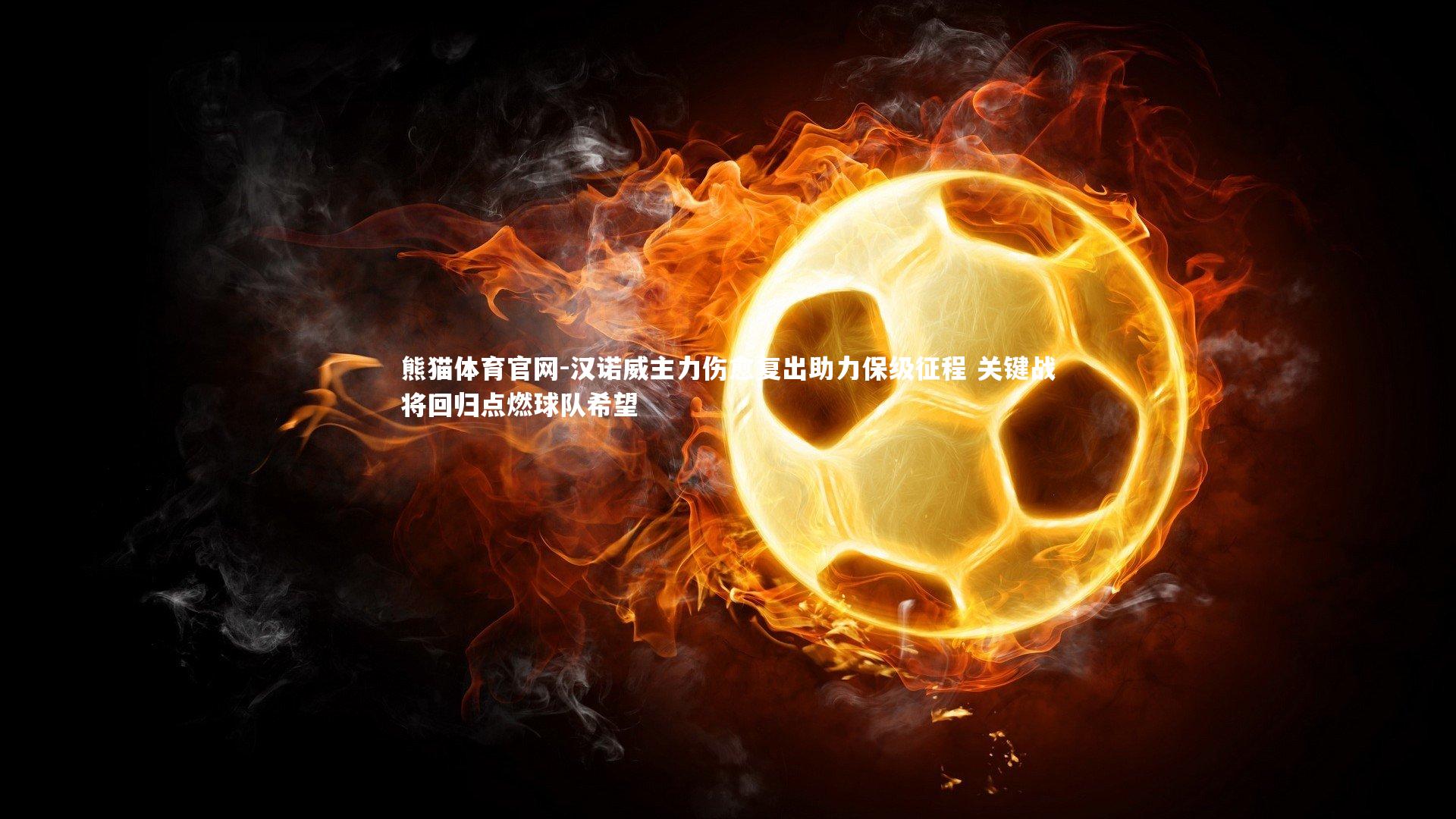 汉诺威主力伤愈复出助力保级征程 关键战将回归点燃球队希望